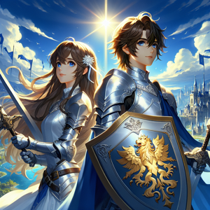Cover of The Twin Knights of Eldoria