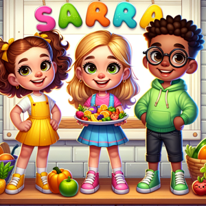 Cover of Emma, Sara, and Henry's Nutrition Adventure