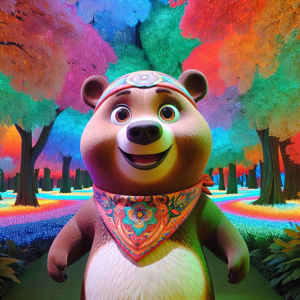 Cover of Barry the Bear's Rainbow Adventure