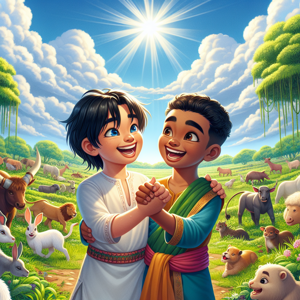 Cover of Cain and Abel: A Lesson of Kindness