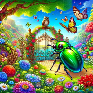 Beetle and the Garden in Paradise