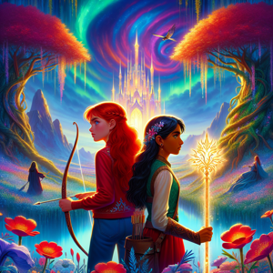 Cover of The Chronicles of Willow and Charlotte: Quest for the Crystal Kingdom