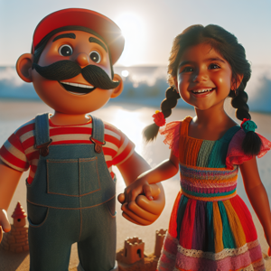 Cover of Adventures with Mario by the Beach