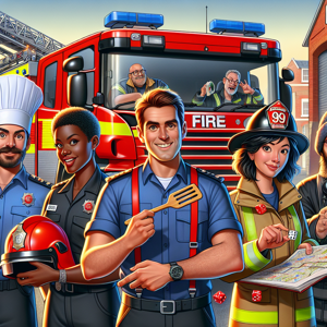 Cover of Firehouse Friends at Engine 99