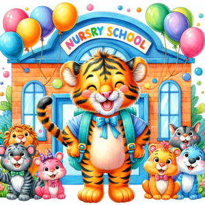 Cover of Terry the Tiger's First Day in Nursery School