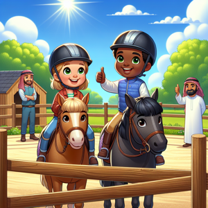 Cover of Victoria, Romeo, and the Grand Horse Adventure
