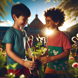 Cover of Chintu and Bantu's Garden Adventure