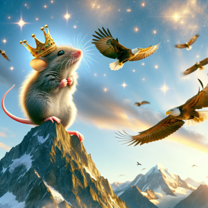 Cover of Mighty Mouse in Eagle's Realm