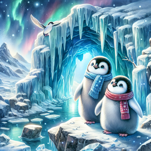 Cover of Tomy and Aka's Mystical Glacier Adventure