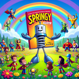 Cover of Springy the Spring and the Super Sentai Adventure!