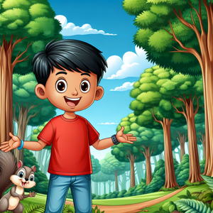 Cover of Santhu's Forest Adventure